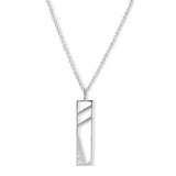 Hensley's Hanging Cutout Streets Necklace