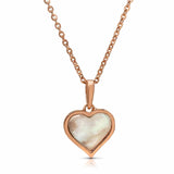 Heather's Heart of Pearl Necklace