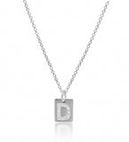 Shirley's Single Initial Stone Necklace